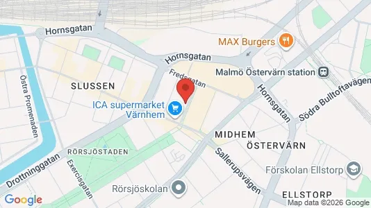 Kontorlokaler til leje i Malmø Centrum - Foto fra Google Street View
