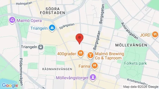 Kontorslokaler för uthyrning i Malmö Centrum – Foto från Google Street View