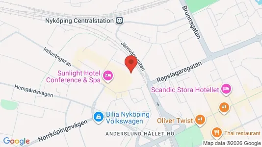 Lokale biurowe Do wynajęcia i Nyköping - kort over placeringen