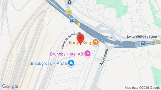 Kontorlokaler til leje i Hammarbyhamnen - kort over placeringen