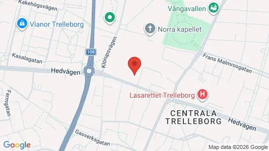 Kontorslokaler för uthyrning i Trelleborg – Foto från Google Street View