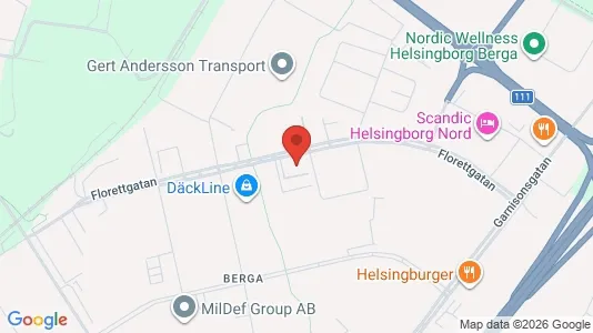 Propiedades industriales En alquiler i Helsingborg - kort over placeringen