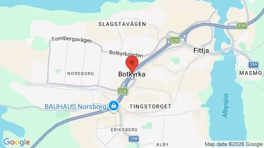 Kaupat Vuokrattavana i Botkyrka - Kuva Google Street Viewstä