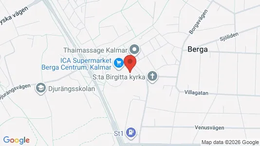 Kantorruimte te huur i Kalmar - kort over placeringen
