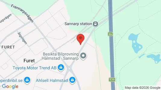 Værkstedslokaler til leje i Halmstad - Foto fra Google Street View