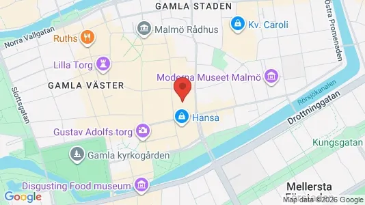 Kontorlokaler til leje i Malmø Centrum - Foto fra Google Street View