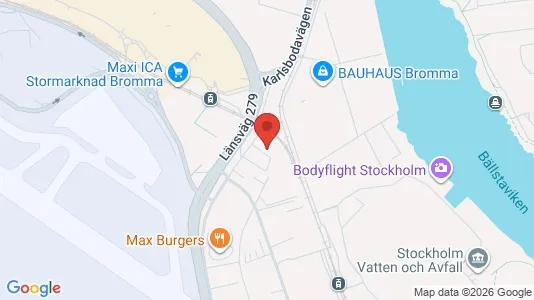 Kontorslokaler för uthyrning i Västerort - kort over placeringen