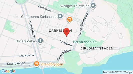 Lokale biurowe Do wynajęcia i Östermalm - kort over placeringen