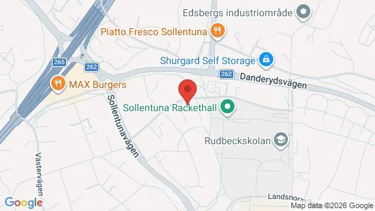 Kantorruimte te huur i Sollentuna - kort over placeringen