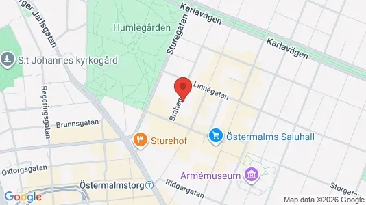 Lagerlokaler til leje i Östermalm - Foto fra Google Street View