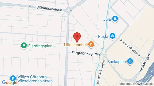 Kontorlokaler til leje i Lundby - kort over placeringen