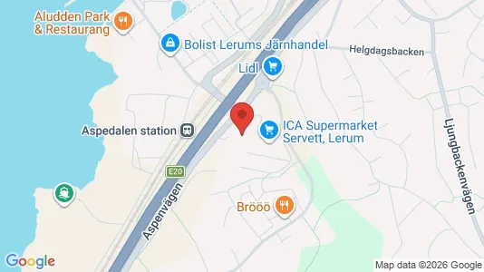 Büros zur Miete i Lerum – Foto von Google Street View