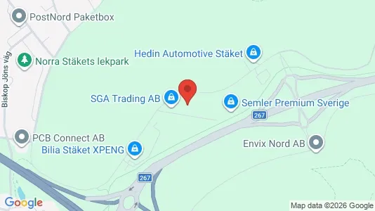 Producties te huur i Järfälla - kort over placeringen
