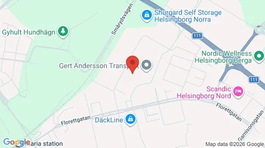 Værkstedslokaler til leje i Helsingborg - Foto fra Google Street View