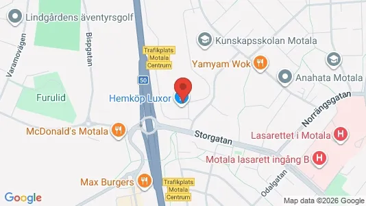 Industrial properties for rent i Motala - Photo from Google Street View