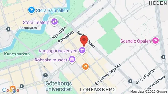 Kontorlokaler til leje i Gøteborg Centrum - Foto fra Google Street View