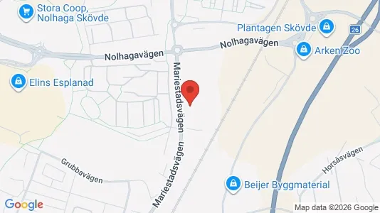 Kontorlokaler til leje i Skövde - Foto fra Google Street View