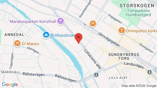 Office spaces for rent i Sundbyberg - kort over placeringen