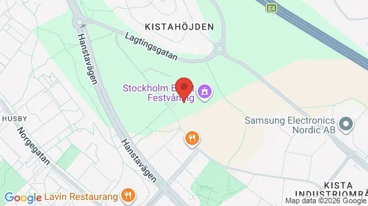 Lagerlokaler för uthyrning i Västerort - kort over placeringen
