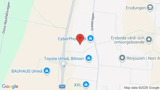 Büros zur Miete i Umeå – Foto von Google Street View