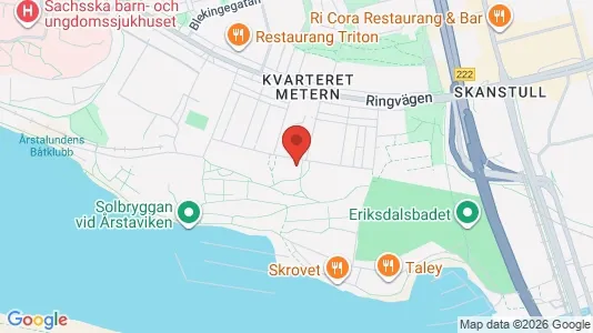 Nieruchomości przemysłowe Do wynajęcia i Södermalm - kort over placeringen