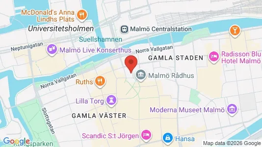 Kontorlokaler til leje i Malmø Centrum - Foto fra Google Street View