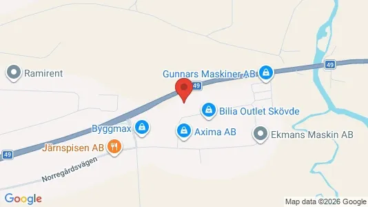 Kontorlokaler til leje i Skövde - Foto fra Google Street View