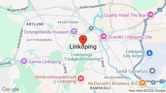 Kaupat Vuokrattavana i Linköping - Kuva Google Street Viewstä