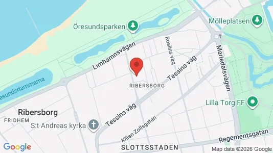 Lagerlokaler til leje i Malmø Centrum - Foto fra Google Street View