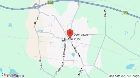 Butikslokaler för uthyrning i Skurup – Foto från Google Street View