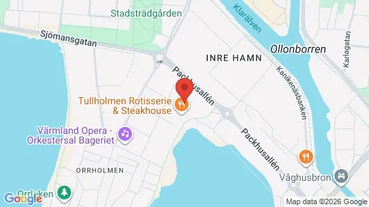 Kontorer til leie i Karlstad - kort over placeringen