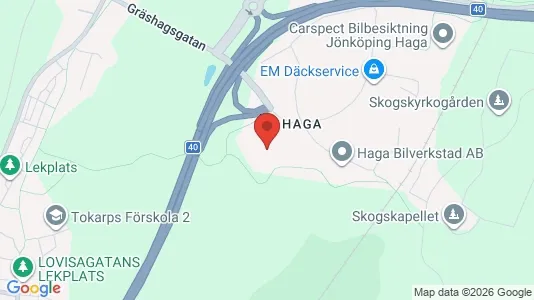 Büros zur Miete i Jönköping - kort over placeringen