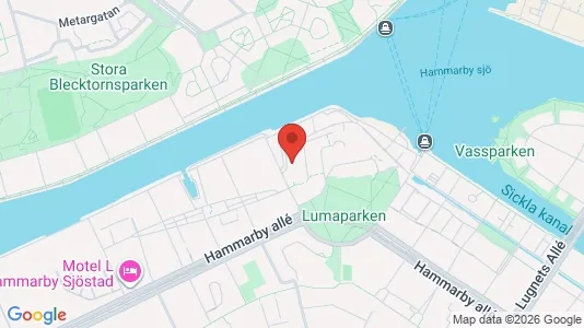 Lokale biurowe Do wynajęcia i Hammarbyhamnen - kort over placeringen