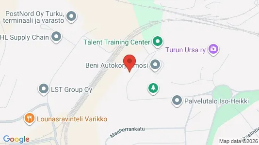 Lager zur Miete i Turku – Foto von Google Street View