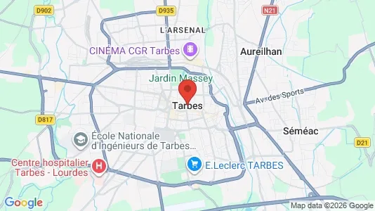 Butikslejemål til leje i Tarbes - Foto fra Google Street View