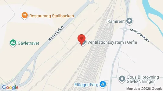 Commercial properties for rent i Gävle - Photo from Google Street View