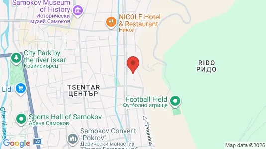 Office spaces for rent i Samokov - kort over placeringen