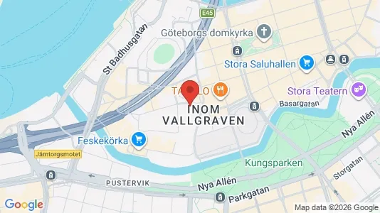 Kontorlokaler til leje i Gøteborg Centrum - Foto fra Google Street View
