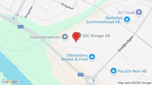 Büros zur Miete i Skellefteå – Foto von Google Street View