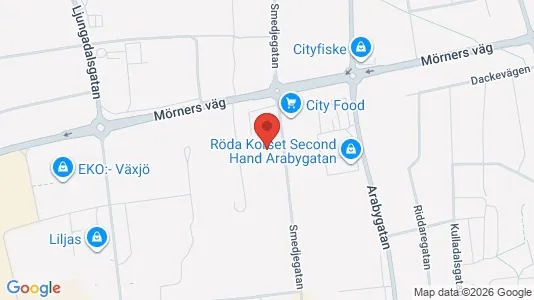 Kontorer til leie i Växjö – Bilde fra Google Street View