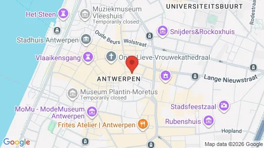 Büros zur Miete i Stad Antwerp - kort over placeringen