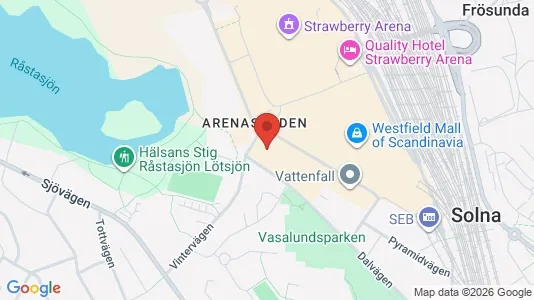 Kontorlokaler til leje i Solna - Foto fra Google Street View