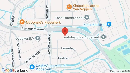 Nieruchomości komercyjne Na sprzedaż i Ridderkerk - kort over placeringen