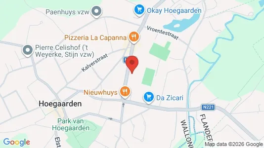 Büros zur Miete i Hoegaarden – Foto von Google Street View