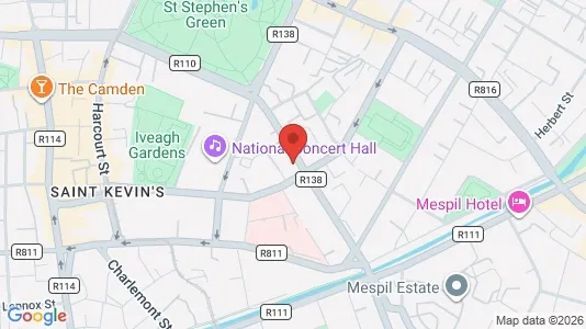 Kantorruimte te koop i Dublin 2 - kort over placeringen