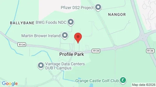 Teollisuuskiinteistöt Vuokrattavana i Dublin 22 - kort over placeringen