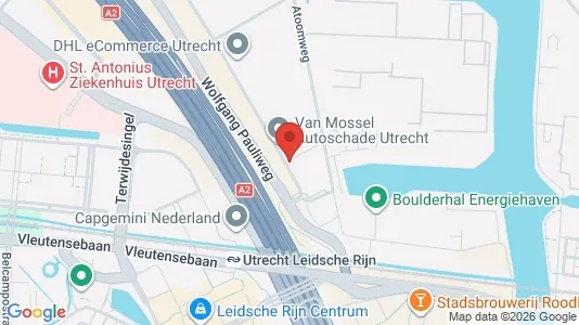 Commercial properties for rent i Utrecht West - kort over placeringen