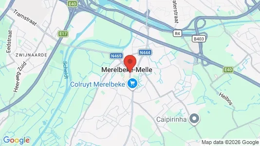 Kontorlokaler til leje i Merelbeke - Foto fra Google Street View
