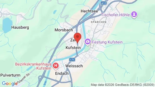 Gewerbeflächen zur Miete i Kufstein – Foto von Google Street View