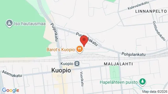Büros zur Miete i Kuopio - kort over placeringen